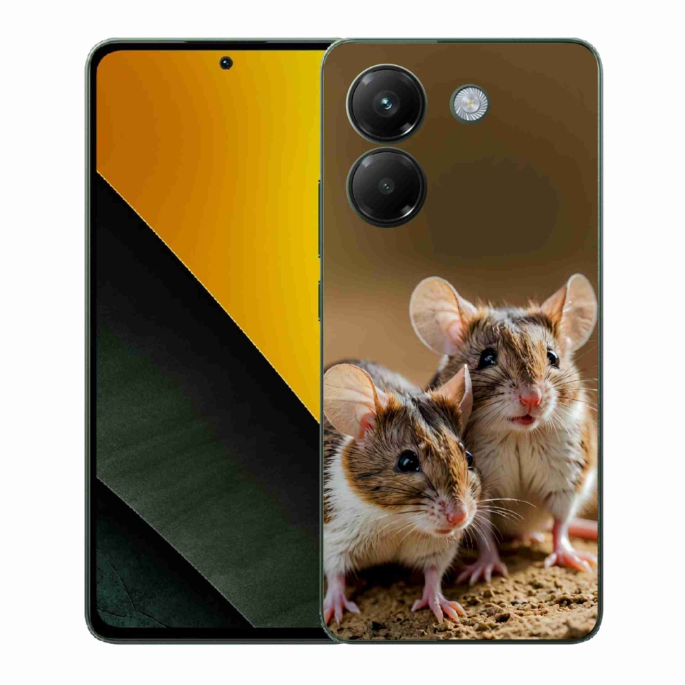 Gelový kryt mmCase na Xiaomi Poco M7 Pro 5G - myší duo