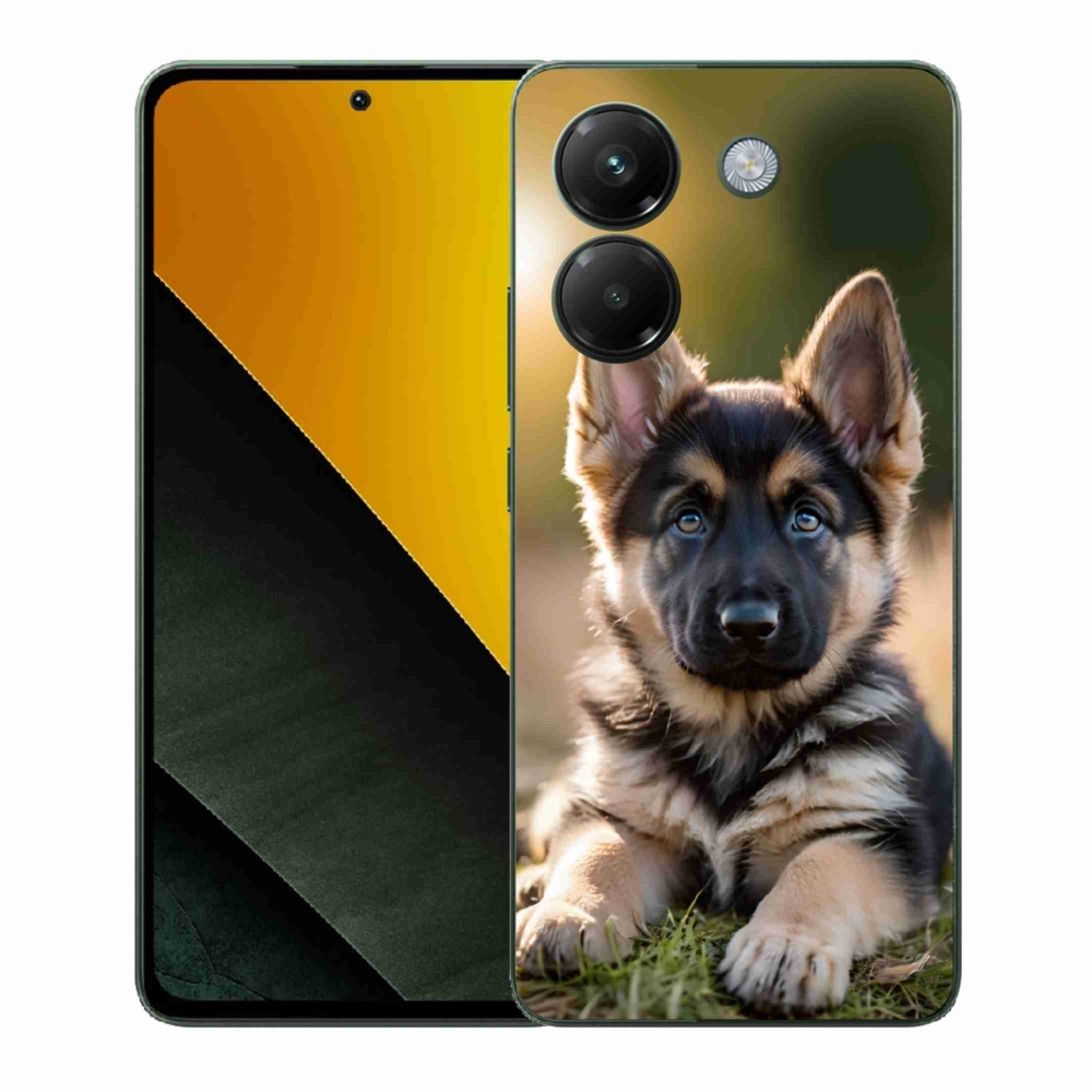 Gelový kryt mmCase na Xiaomi Poco M7 Pro 5G - německý ovčák v přírodě