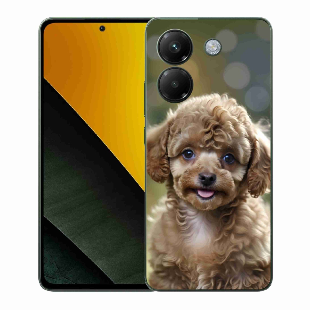 Gelový kryt mmCase na Xiaomi Poco M7 Pro 5G - roztomilý pudl