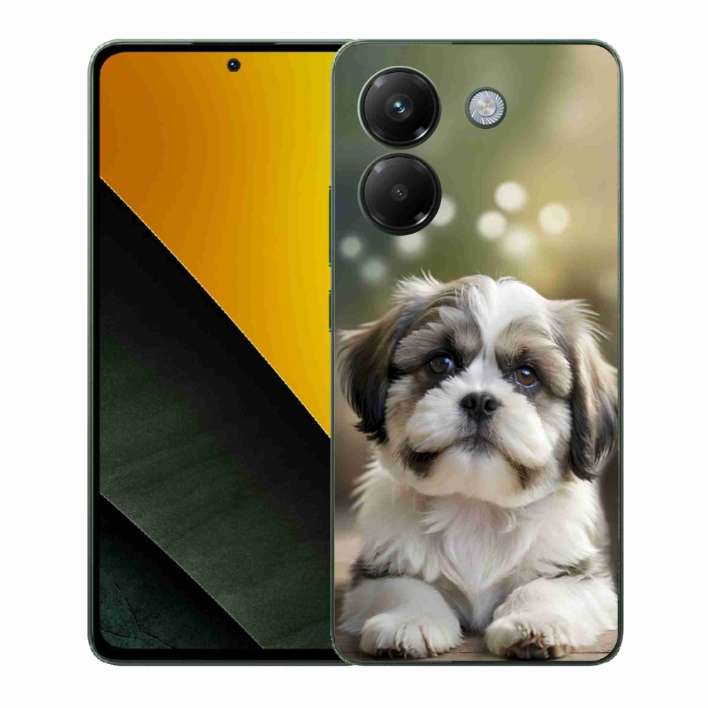Gelový kryt mmCase na Xiaomi Poco M7 Pro 5G - roztomilý shih-tzu