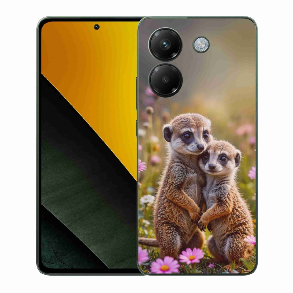 Gelový kryt mmCase na Xiaomi Poco M7 Pro 5G - surikatí duo