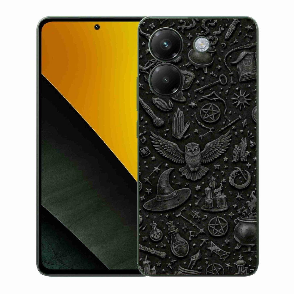 Gelový kryt mmCase na Xiaomi Poco M7 Pro 5G - tmavý magický svět
