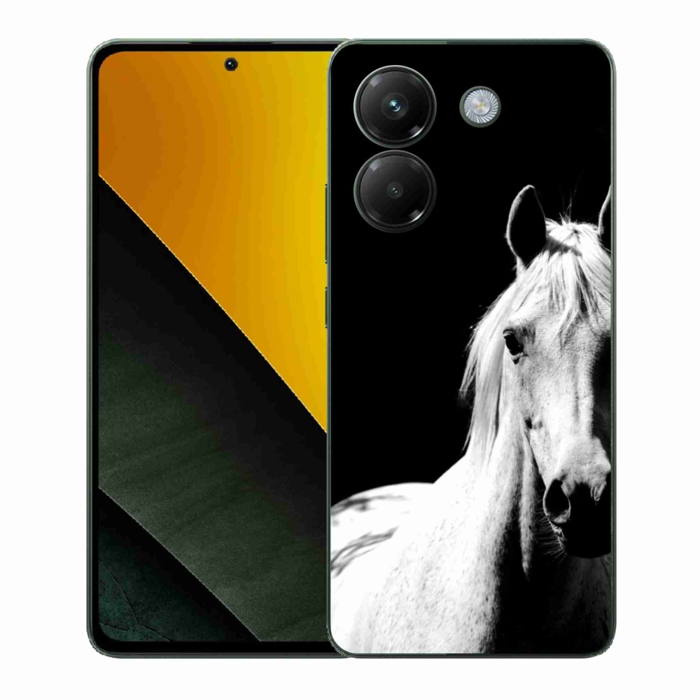 Gelový kryt mmCase na Xiaomi Poco M7 Pro - bílý kůň 5