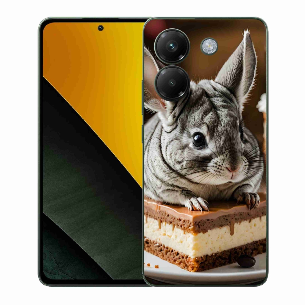 Gelový kryt mmCase na Xiaomi Poco M7 Pro - činčila