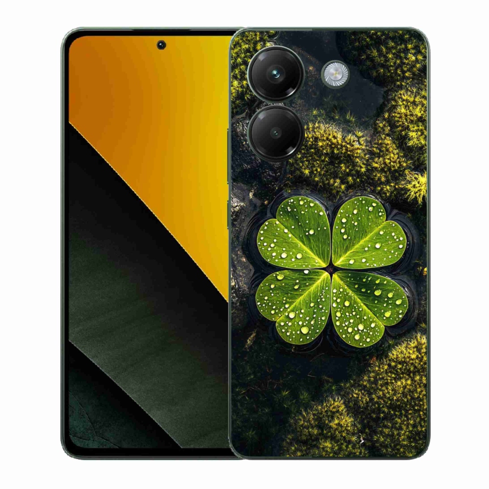 Gelový kryt mmCase na Xiaomi Poco M7 Pro - čtyřlístek