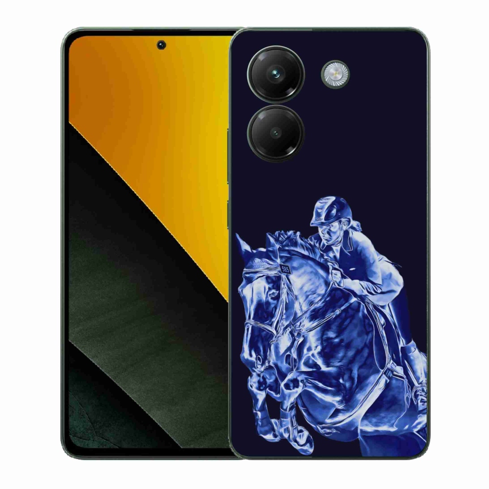 Gelový kryt mmCase na Xiaomi Poco M7 Pro - dostihový kůň