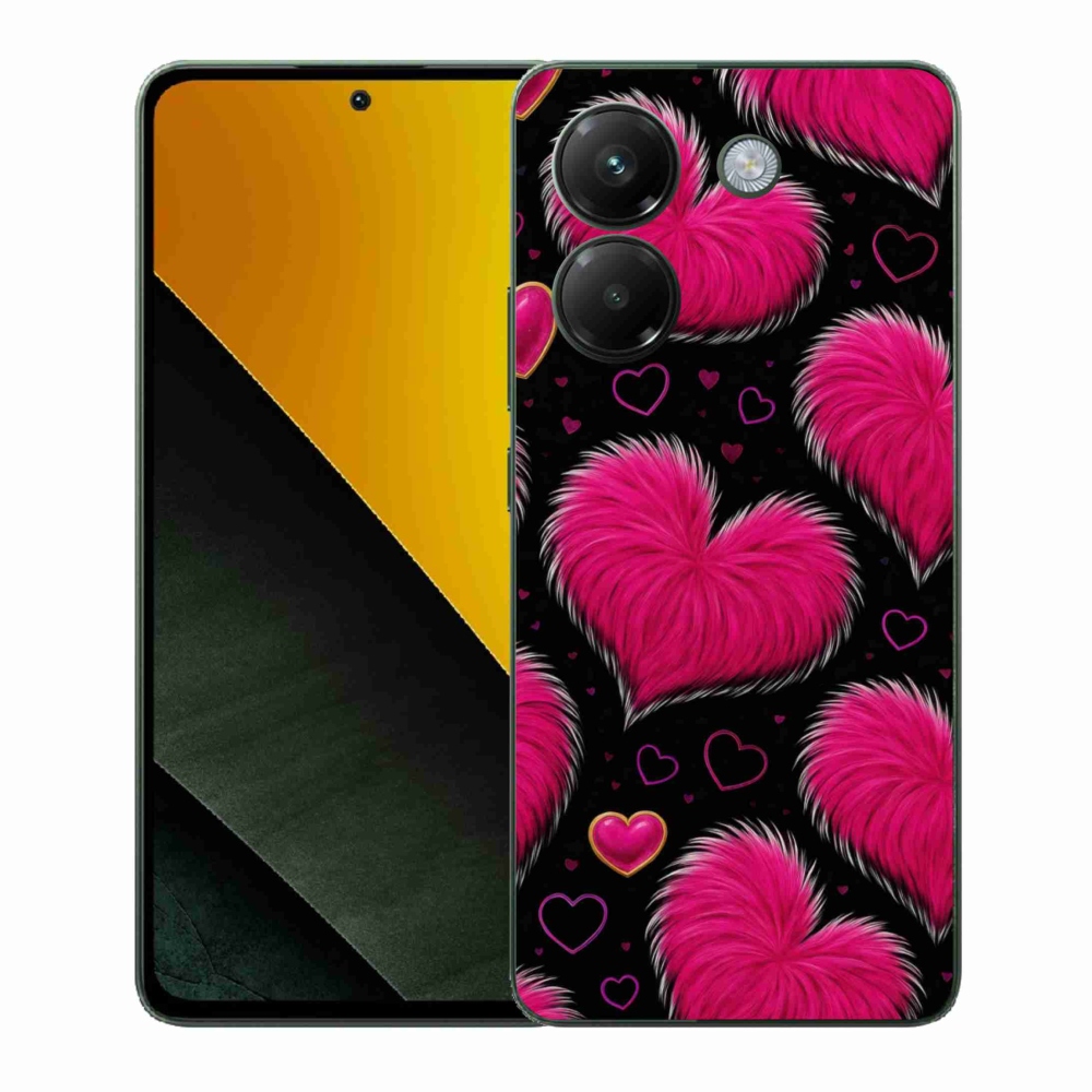 Gelový kryt mmCase na Xiaomi Poco M7 Pro - hebká srdce