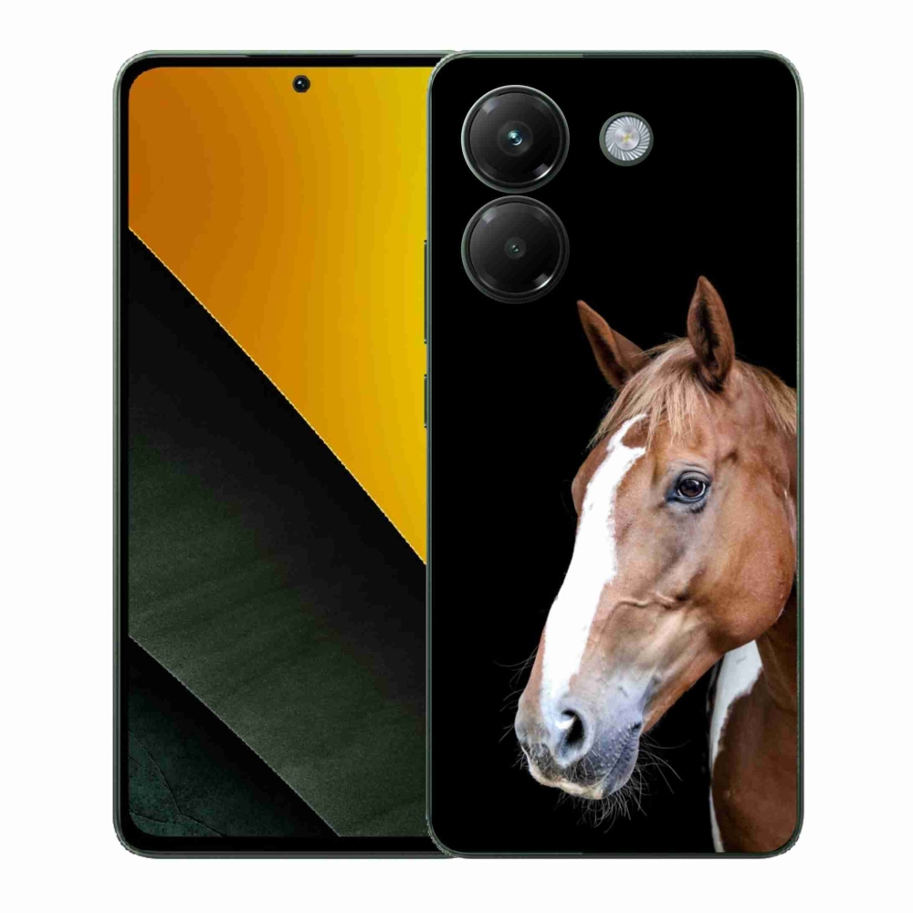 Gelový kryt mmCase na Xiaomi Poco M7 Pro - hnědý kůň 3