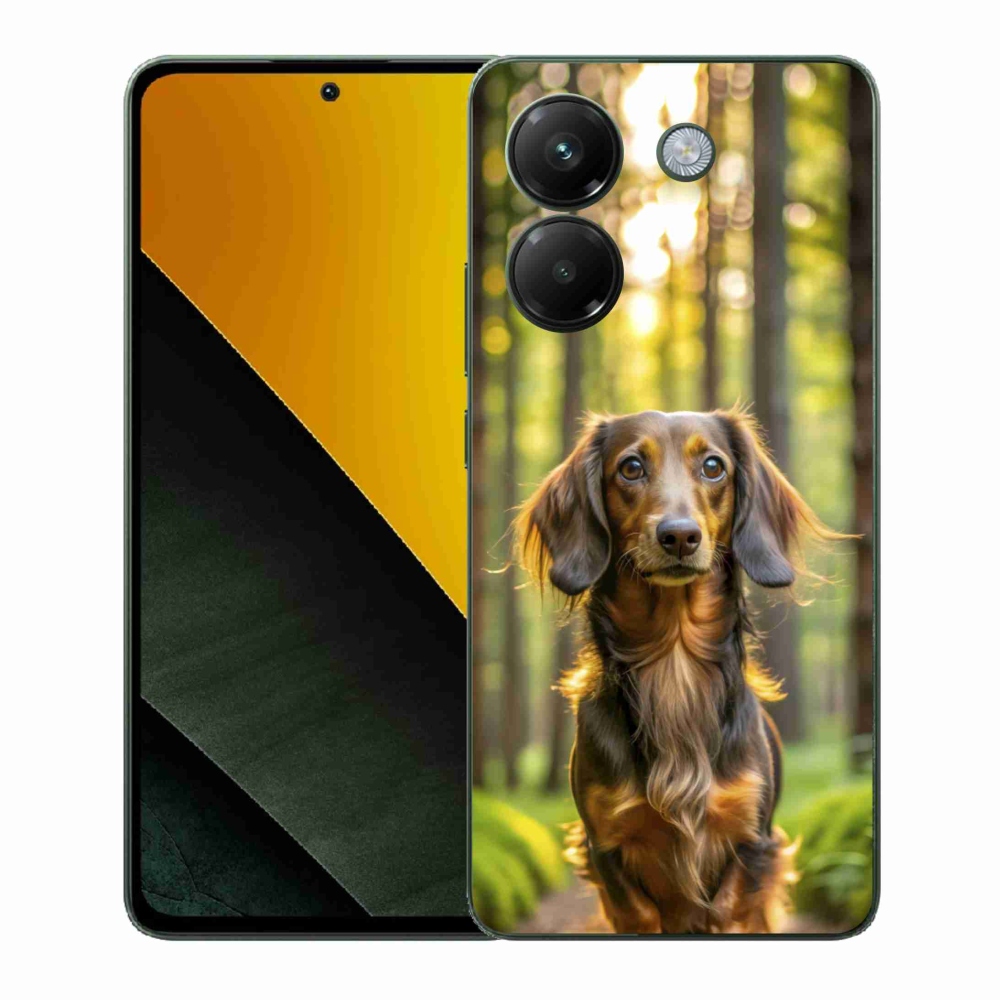 Gelový kryt mmCase na Xiaomi Poco M7 Pro - jezevčík 4
