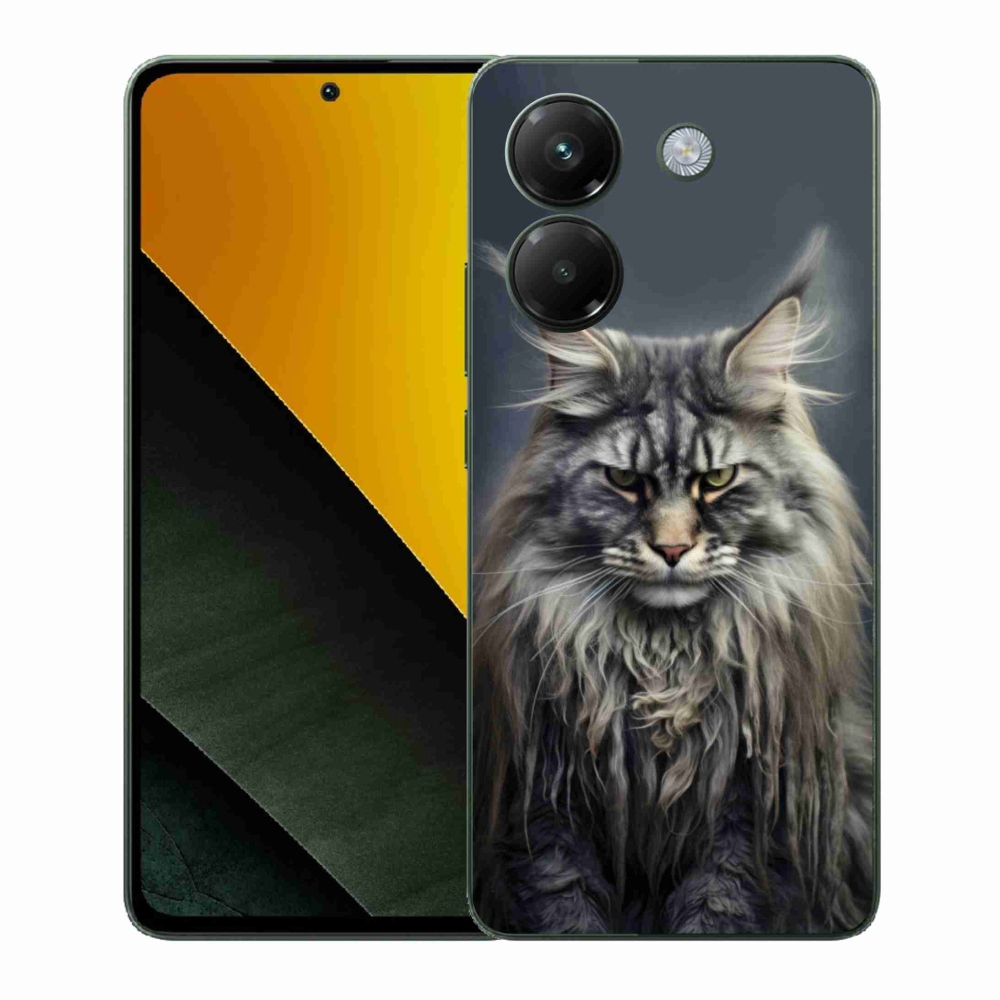 Gelový kryt mmCase na Xiaomi Poco M7 Pro - kočíčí pohled 4