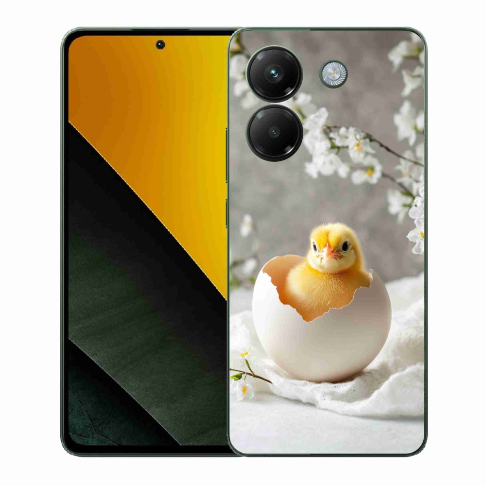 Gelový kryt mmCase na Xiaomi Poco M7 Pro - kuřátko