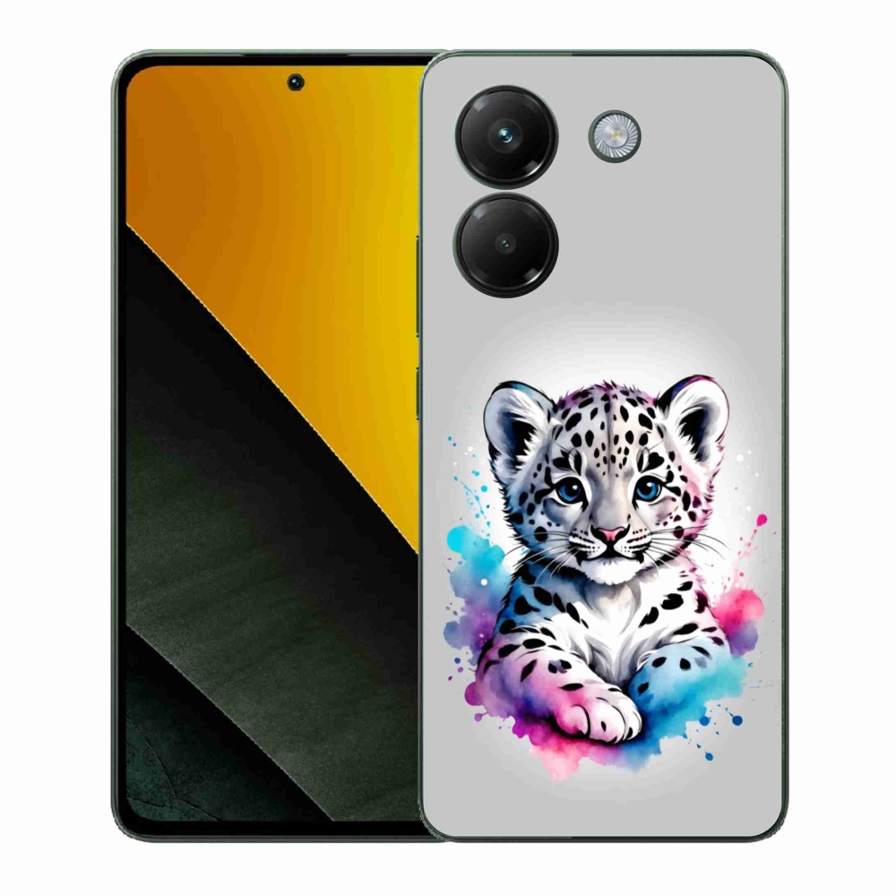 Gelový kryt mmCase na Xiaomi Poco M7 Pro - levhartí mládě