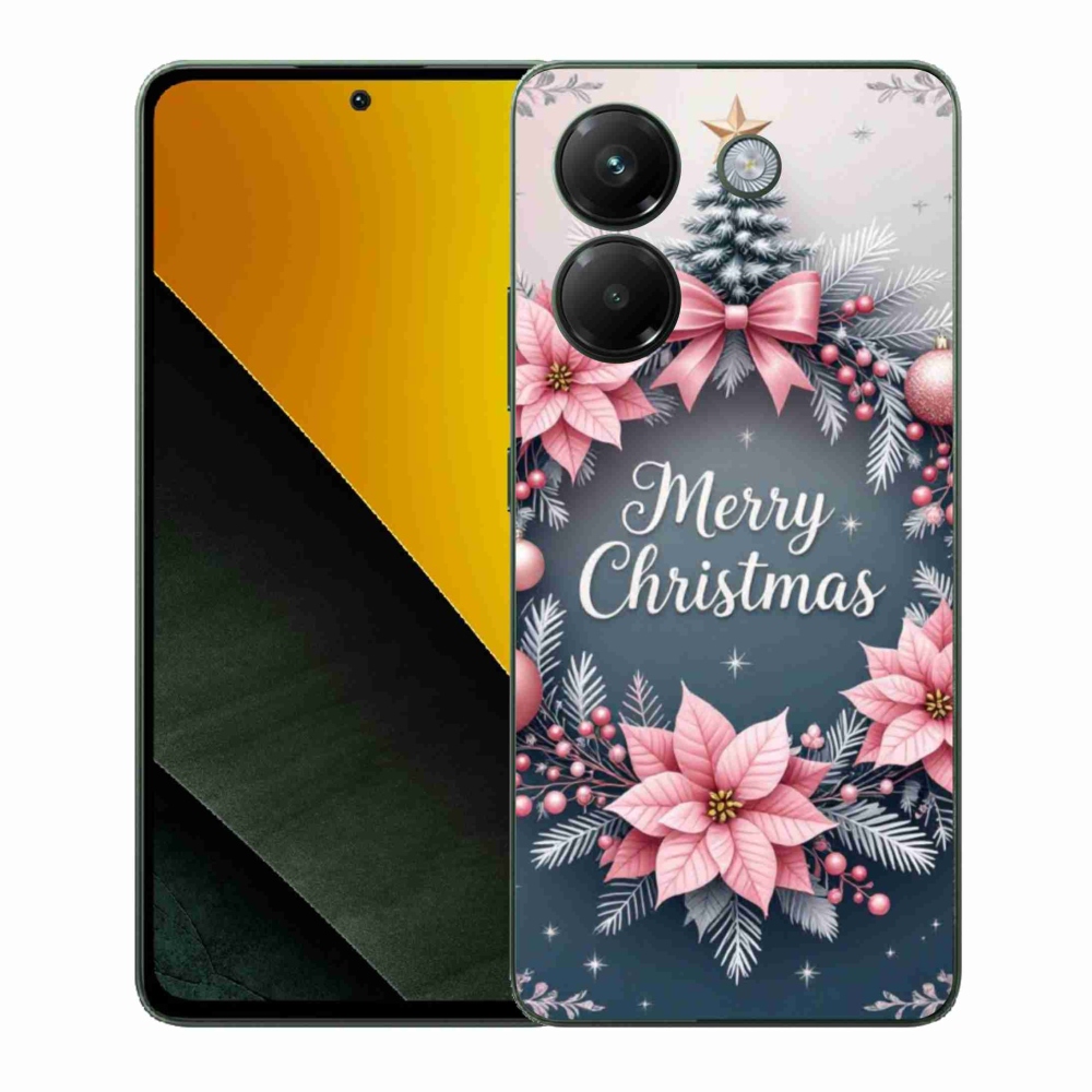 Gelový kryt mmCase na Xiaomi Poco M7 Pro - merry christmas