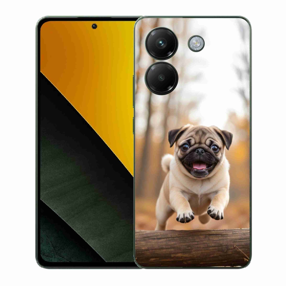 Gelový kryt mmCase na Xiaomi Poco M7 Pro - mops 2