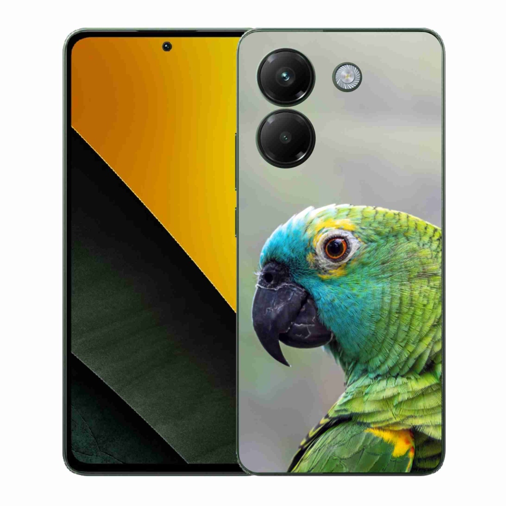 Gelový kryt mmCase na Xiaomi Poco M7 Pro - papoušek amazoňan