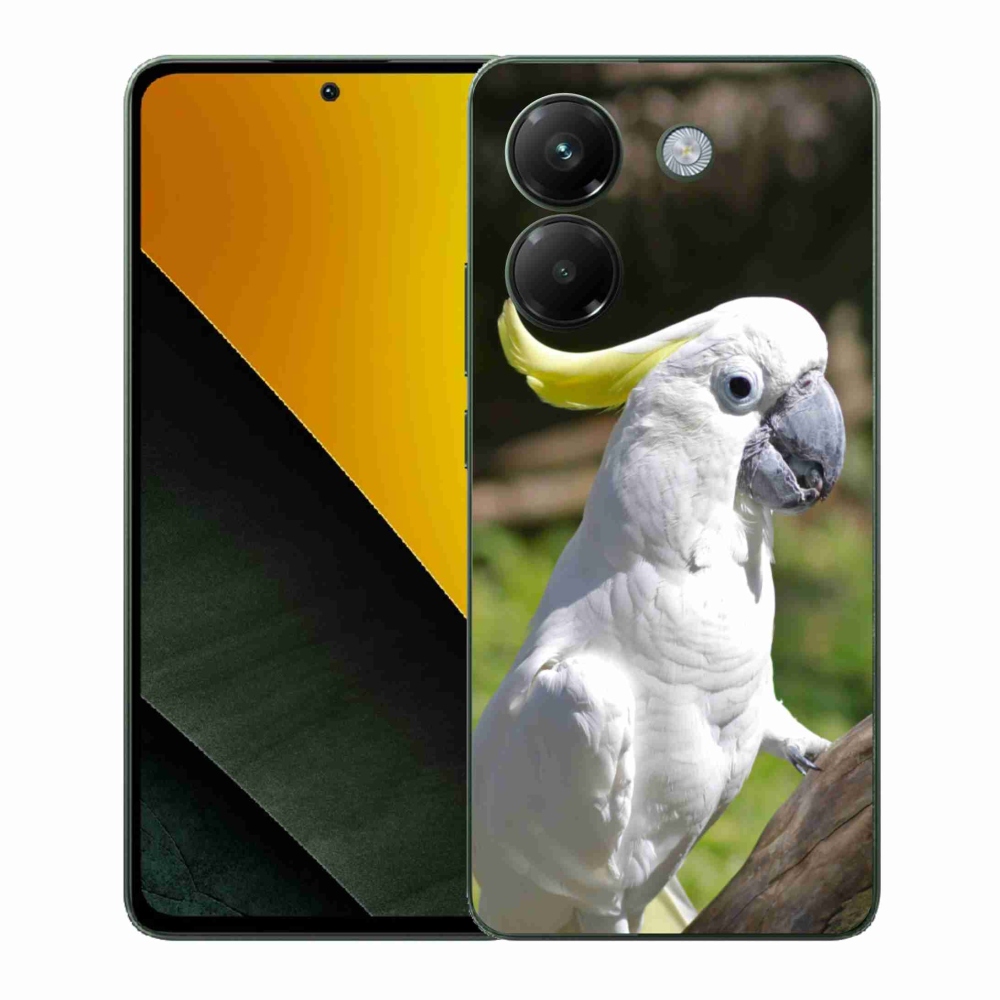 Gelový kryt mmCase na Xiaomi Poco M7 Pro - papoušek kakadu 2