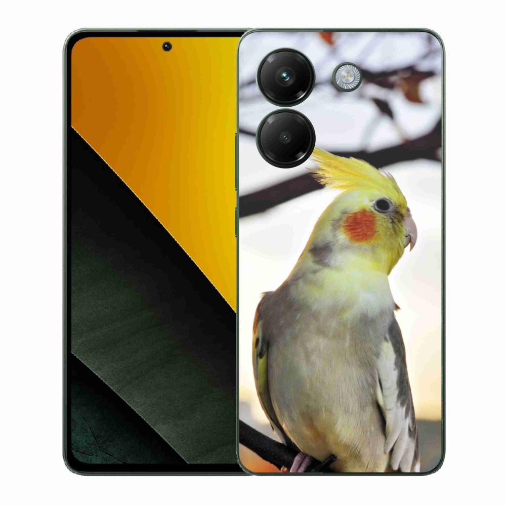 Gelový kryt mmCase na Xiaomi Poco M7 Pro - papoušek korela