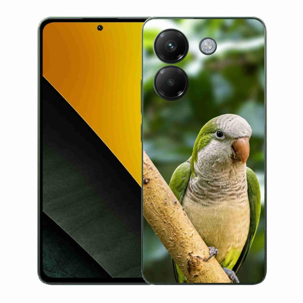 Gelový kryt mmCase na Xiaomi Poco M7 Pro - papoušek mníšek