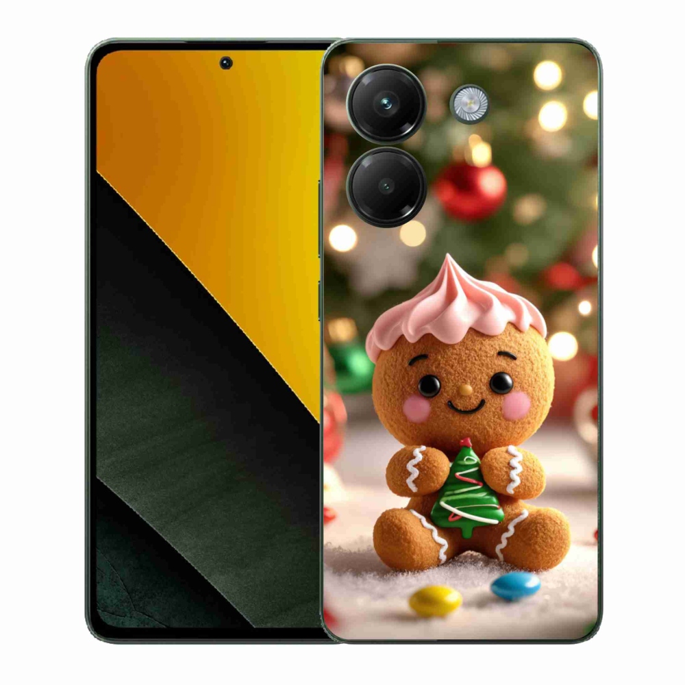 Gelový kryt mmCase na Xiaomi Poco M7 Pro - perníček