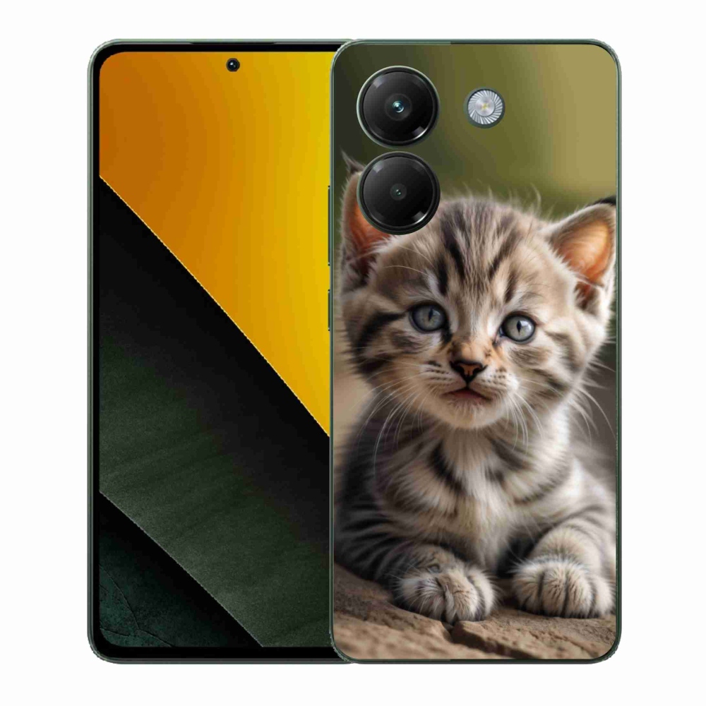 Gelový kryt mmCase na Xiaomi Poco M7 Pro - roztomilé kotě 9