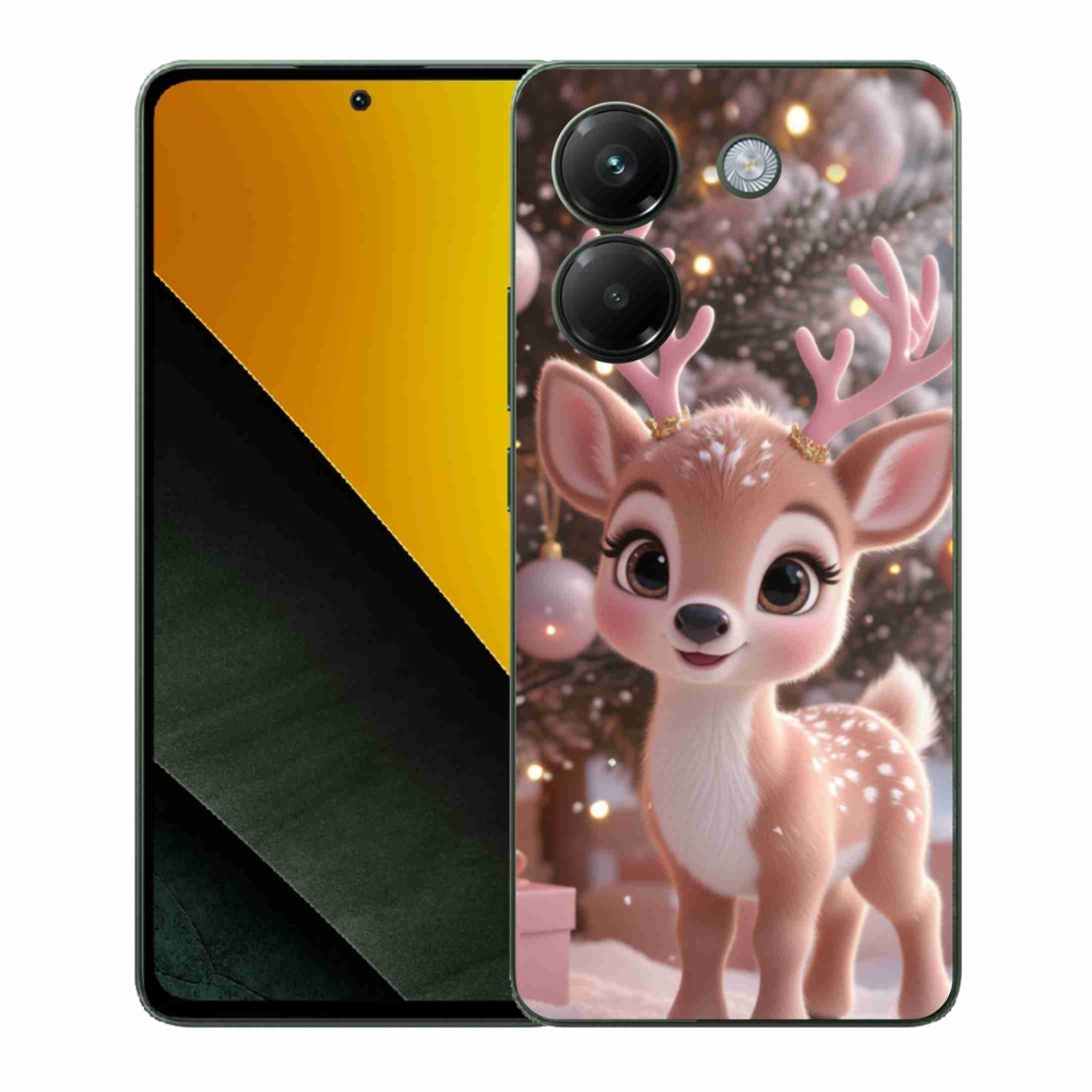 Gelový kryt mmCase na Xiaomi Poco M7 Pro - roztomilý sob