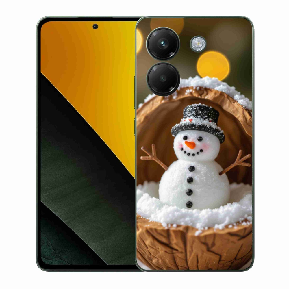 Gelový kryt mmCase na Xiaomi Poco M7 Pro - sněhulák 4