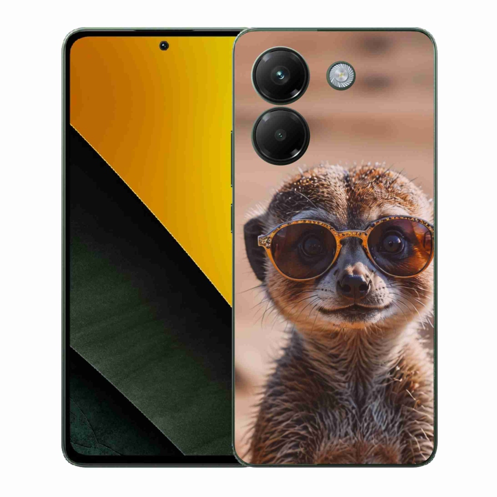 Gelový kryt mmCase na Xiaomi Poco M7 Pro - stylová surikata