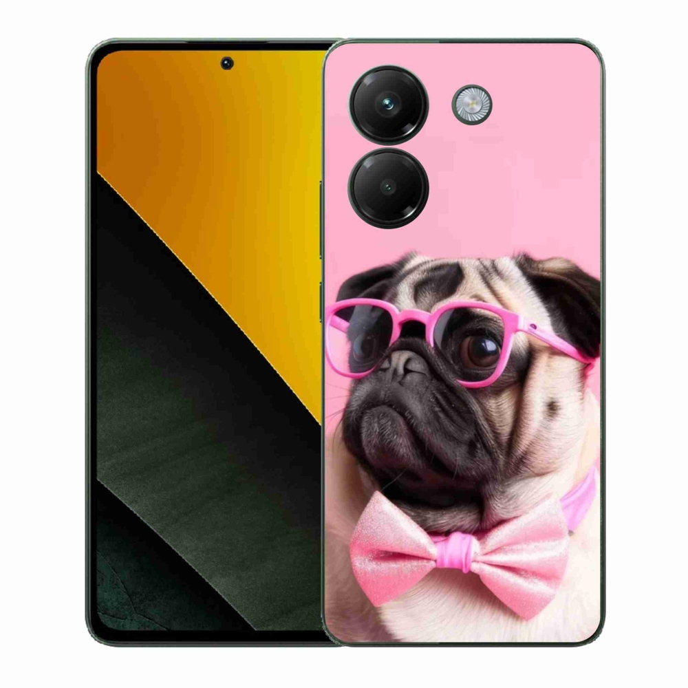 Gelový kryt mmCase na Xiaomi Poco M7 Pro - stylový mops
