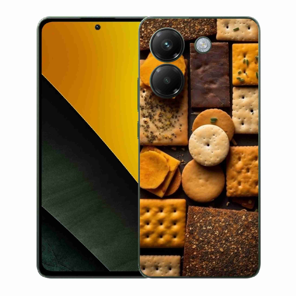 Gelový kryt mmCase na Xiaomi Poco M7 Pro - sušenky