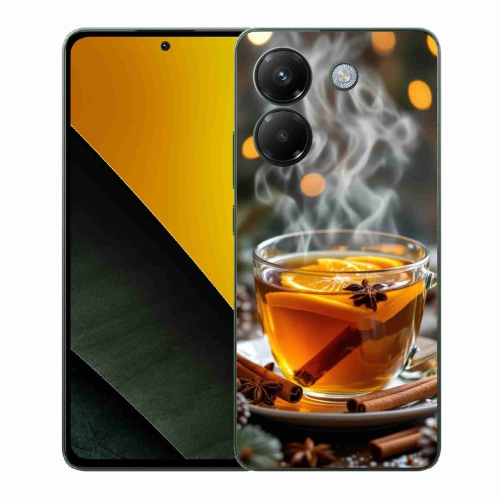 Gelový kryt mmCase na Xiaomi Poco M7 Pro - vánoční punč