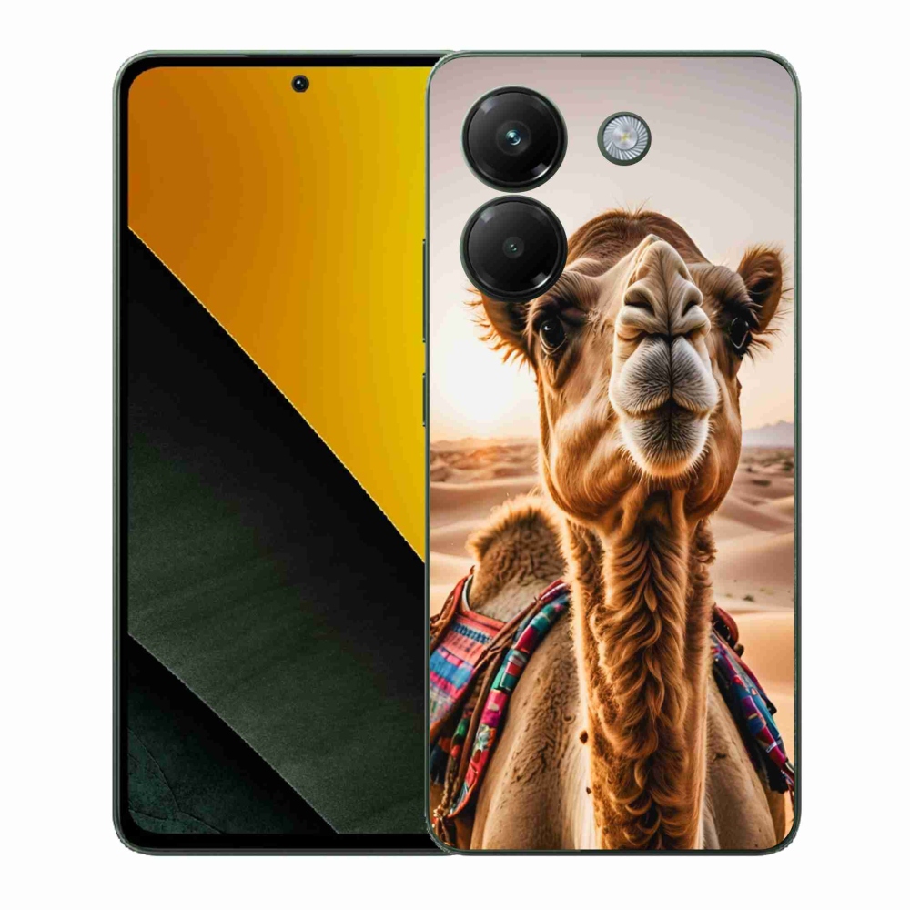 Gelový kryt mmCase na Xiaomi Poco M7 Pro - velbloud