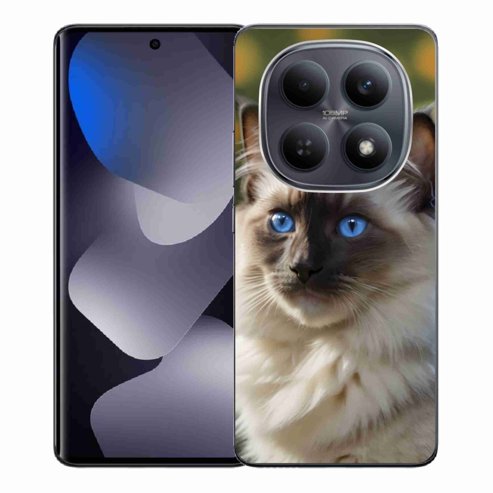 Gelový kryt mmCase na Xiaomi Poco M8 5G/Redmi Note 15 5G/4G - bílý ragdoll