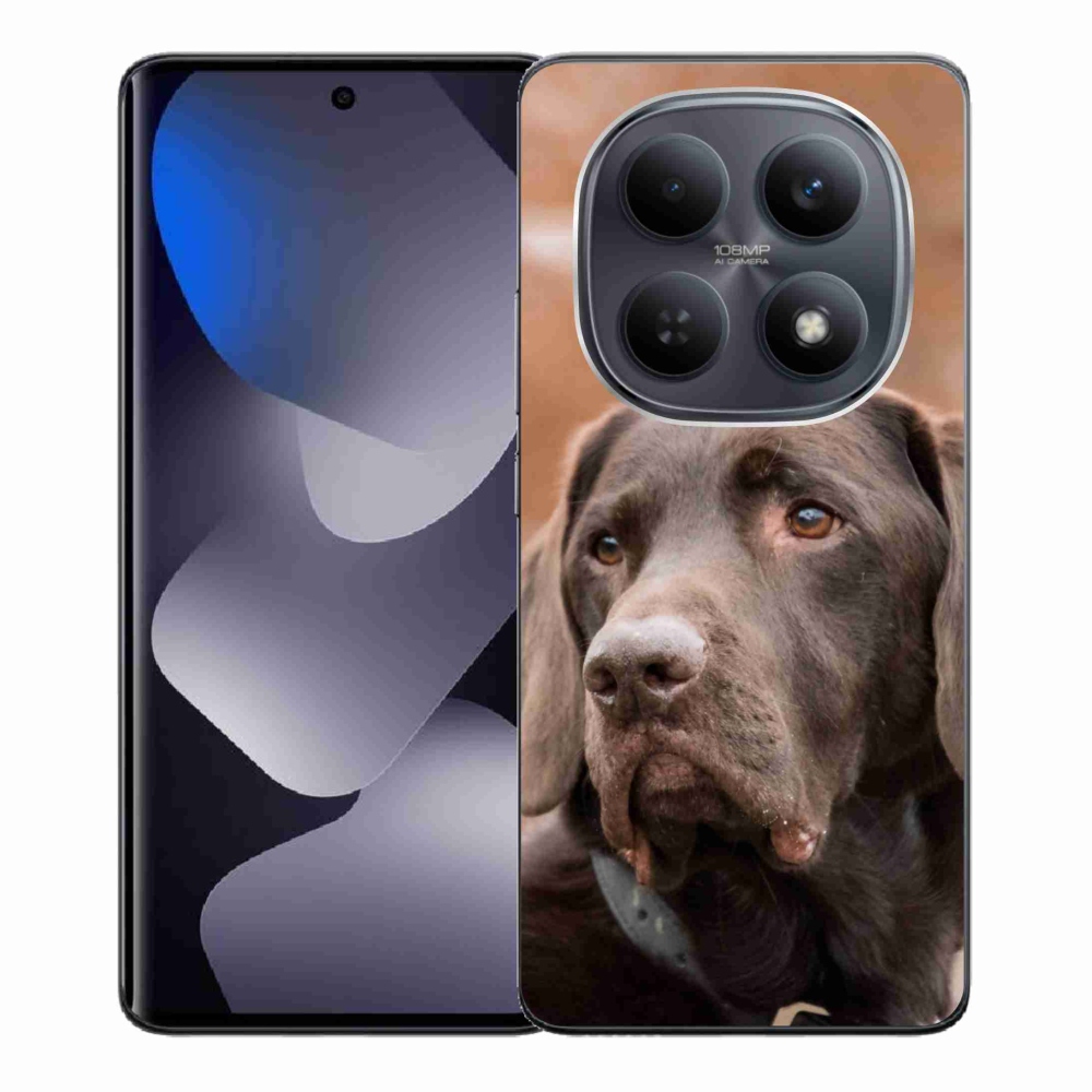 Gelový kryt mmCase na Xiaomi Poco M8 5G/Redmi Note 15 5G/4G - hnědý labrador