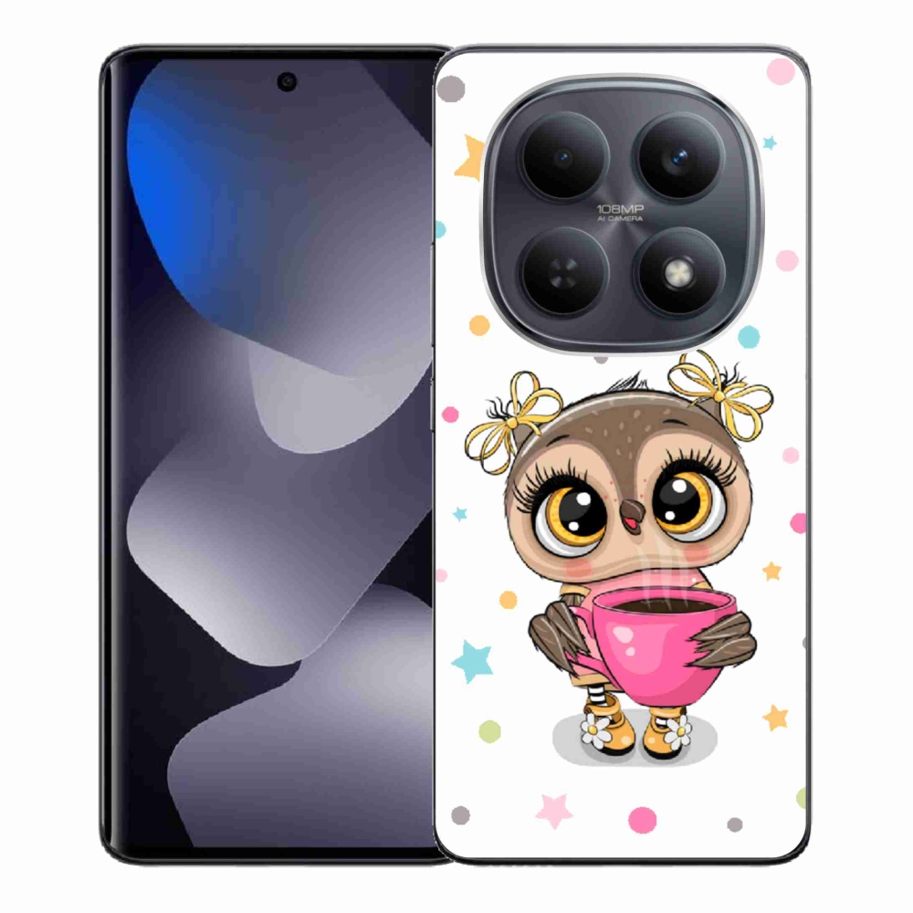 Gelový kryt mmCase na Xiaomi Poco M8 5G/Redmi Note 15 5G/4G - kreslená sovička