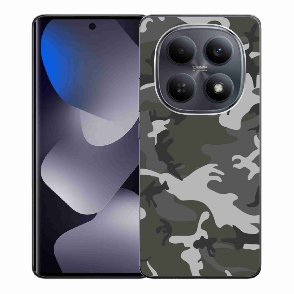 Gelový kryt mmCase na Xiaomi Poco M8 5G/Redmi Note 15 5G/4G - maskáčový vzor