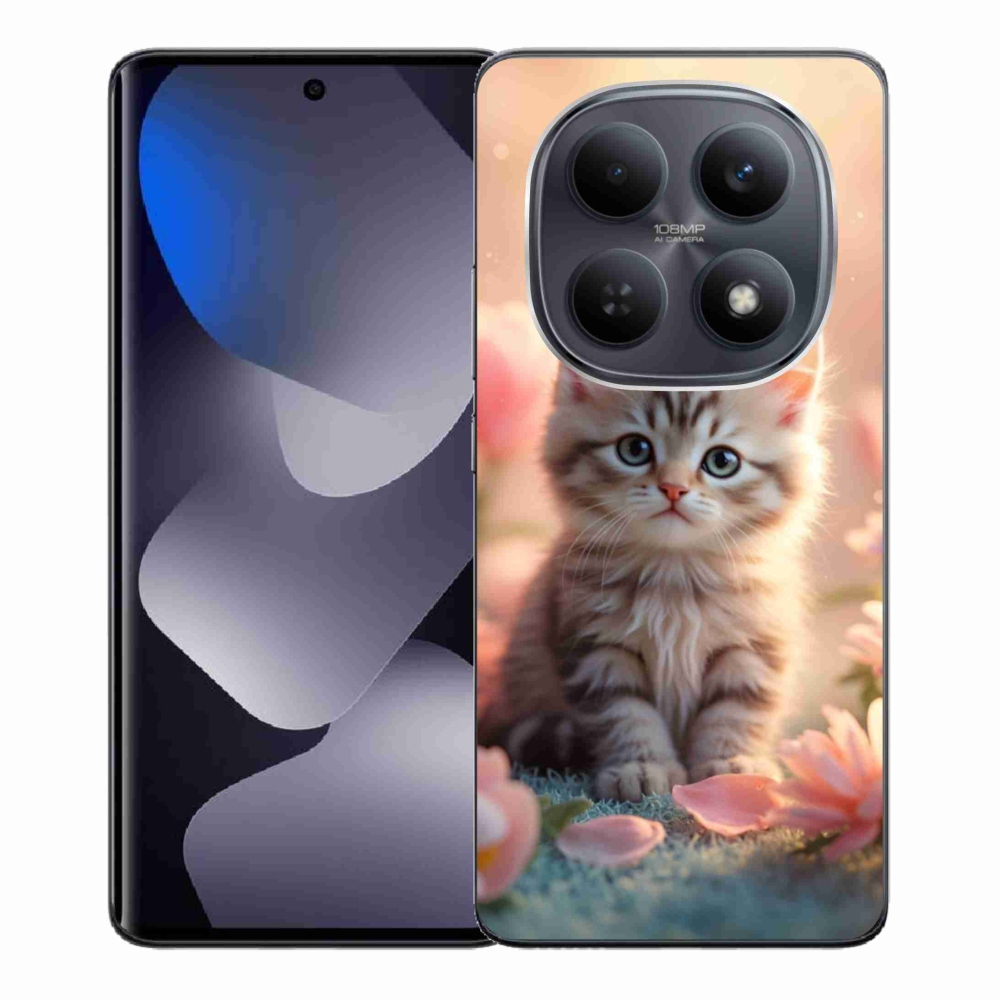 Gelový kryt mmCase na Xiaomi Poco M8 5G/Redmi Note 15 5G/4G - roztomilé kotě 8