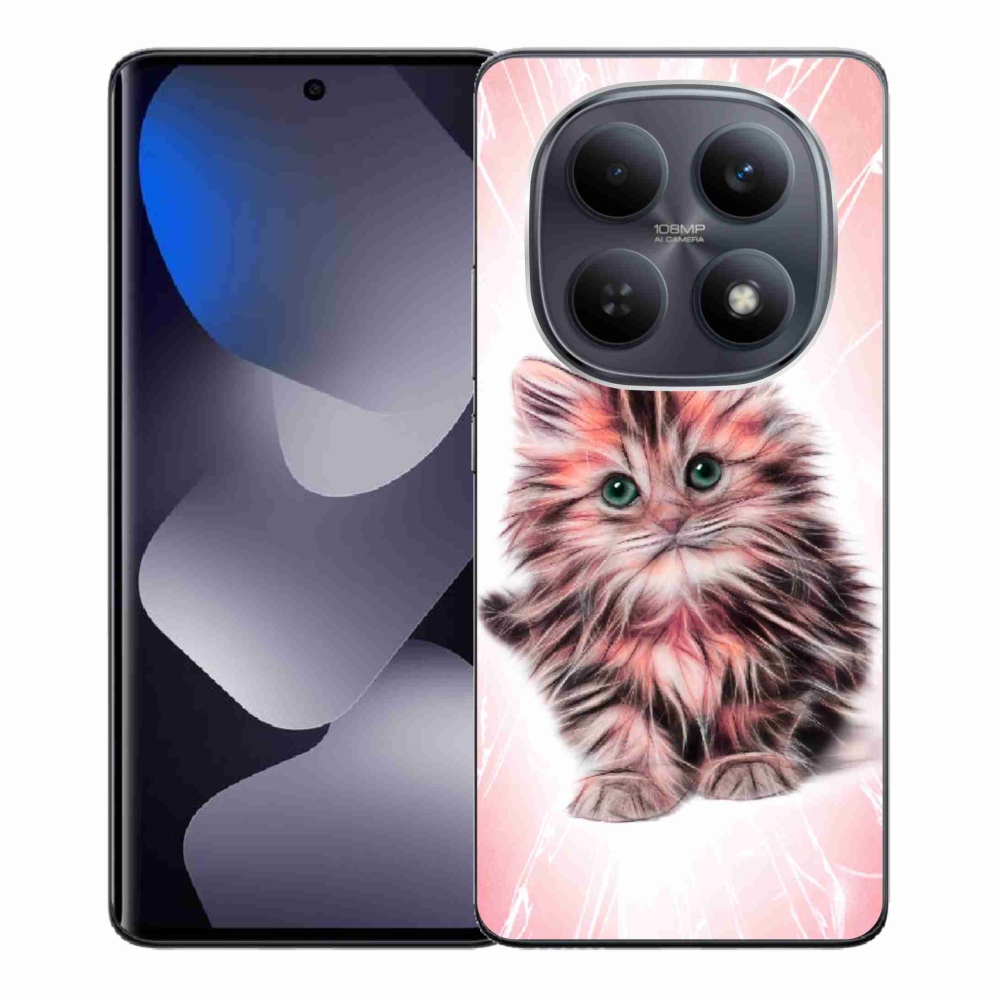 Gelový kryt mmCase na Xiaomi Poco M8 5G/Redmi Note 15 5G/4G - roztomilé kotě