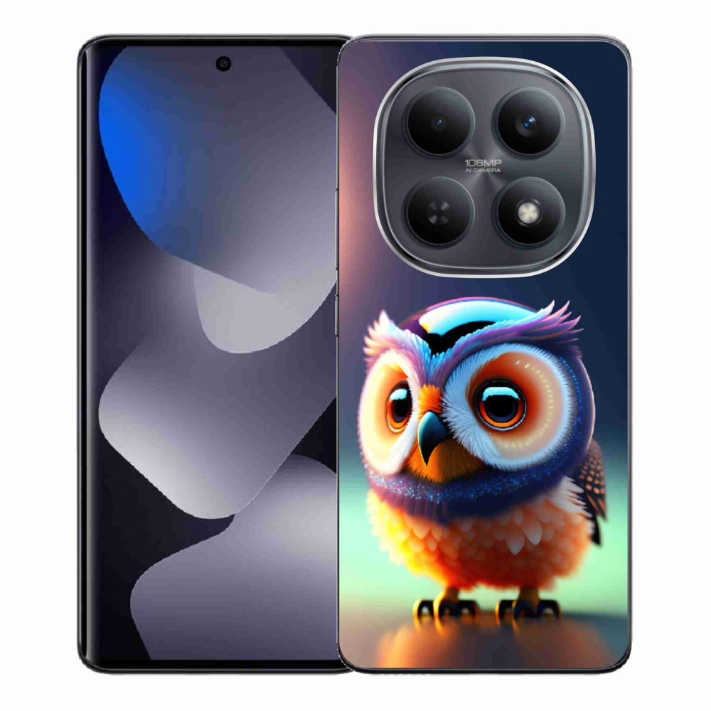 Gelový kryt mmCase na Xiaomi Poco M8 5G/Redmi Note 15 5G/4G - sovička
