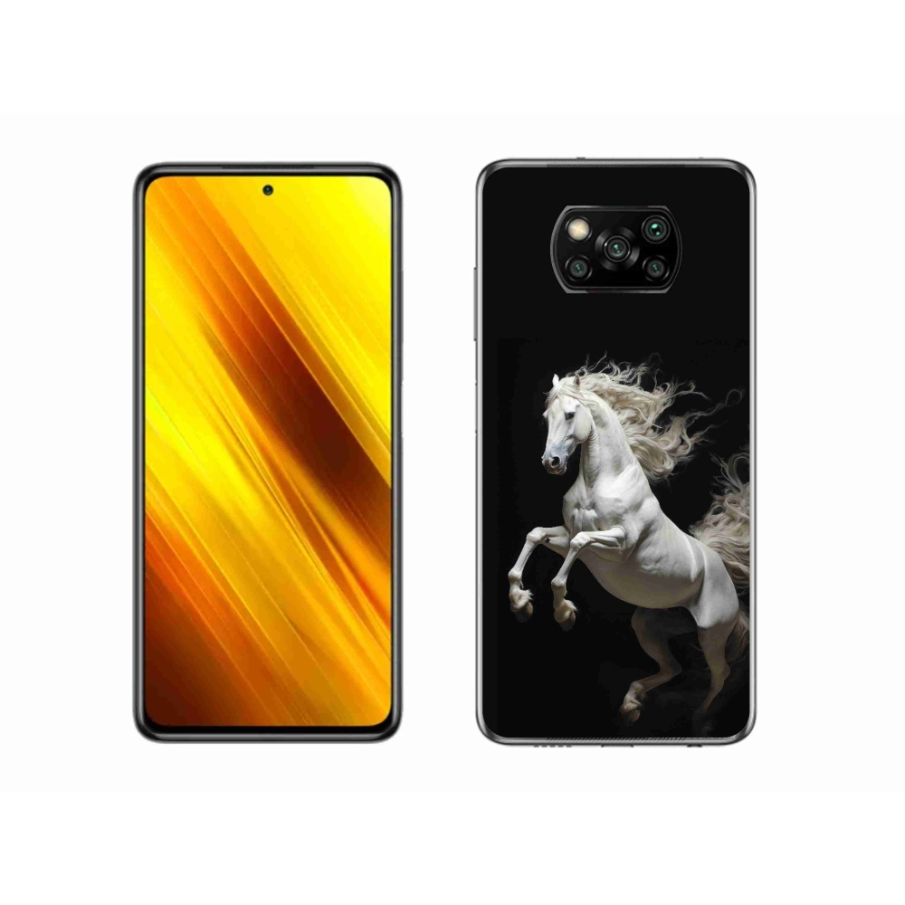 Gelový kryt mmCase na Xiaomi Poco X3 - bílý kůň 4