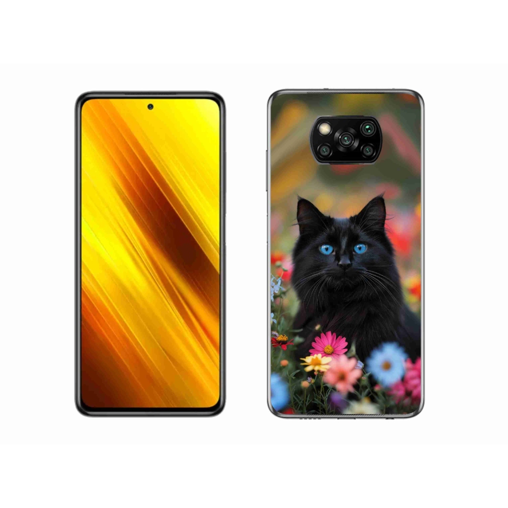 Gelový kryt mmCase na Xiaomi Poco X3 - černé kotě 4