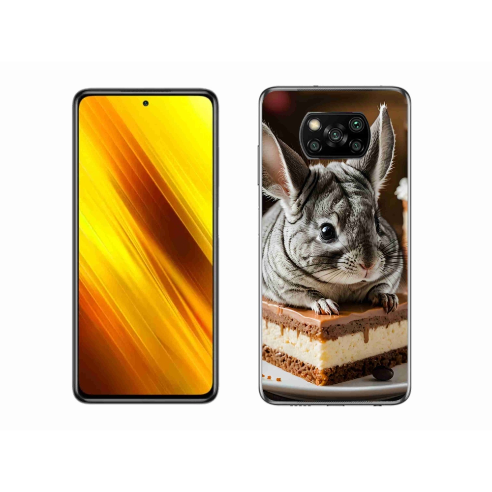 Gelový kryt mmCase na Xiaomi Poco X3 - činčila