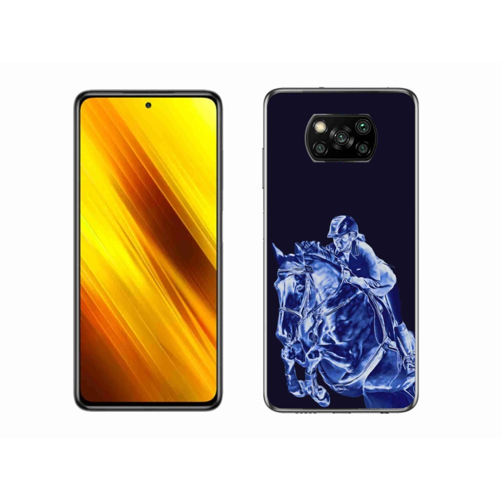 Gelový kryt mmCase na Xiaomi Poco X3 - dostihový kůň