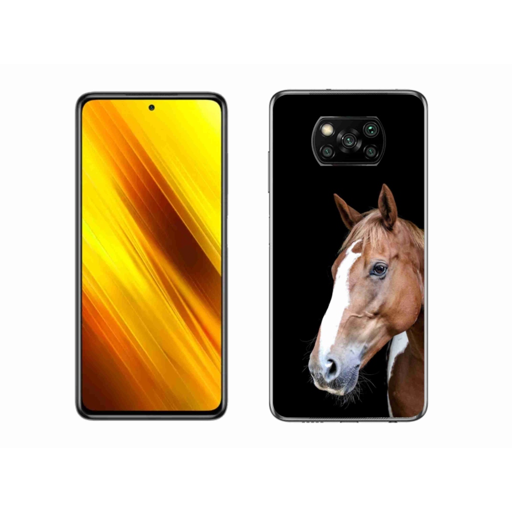 Gelový kryt mmCase na Xiaomi Poco X3 - hnědý kůň 3