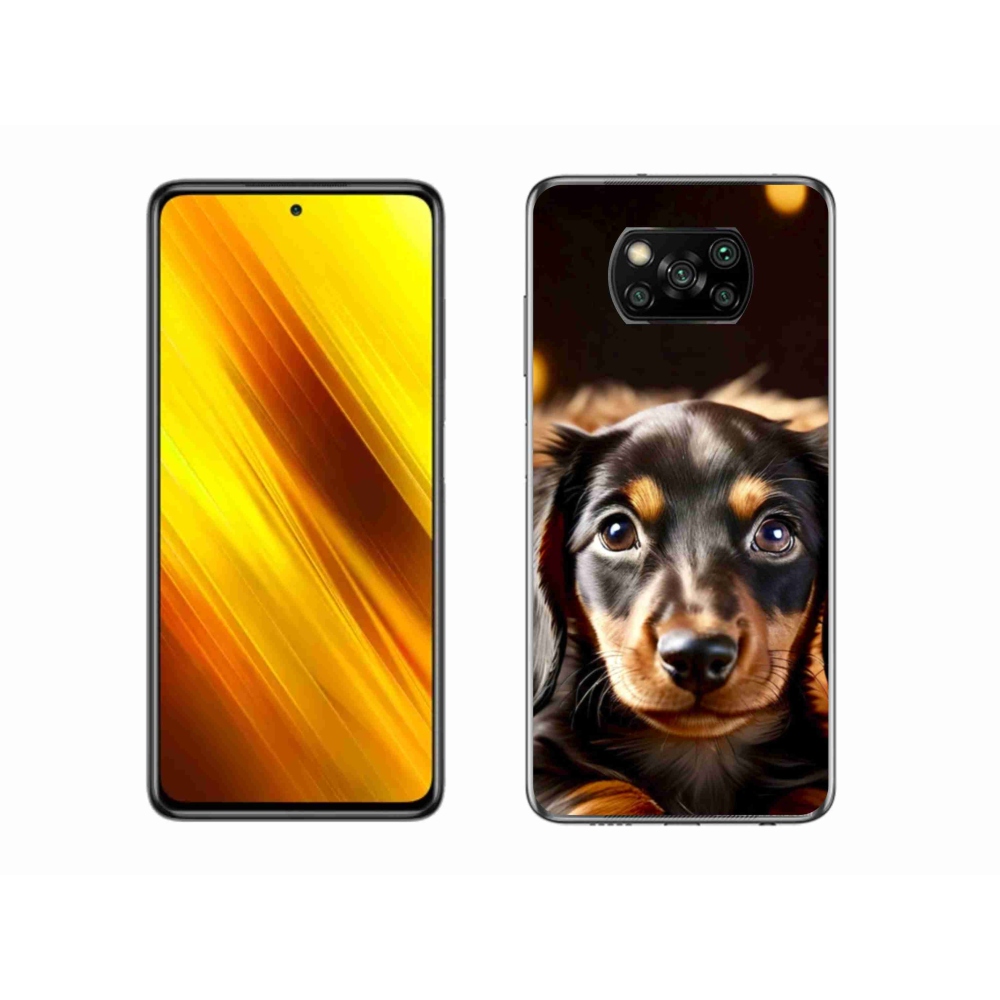 Gelový kryt mmCase na Xiaomi Poco X3 - jezevčík