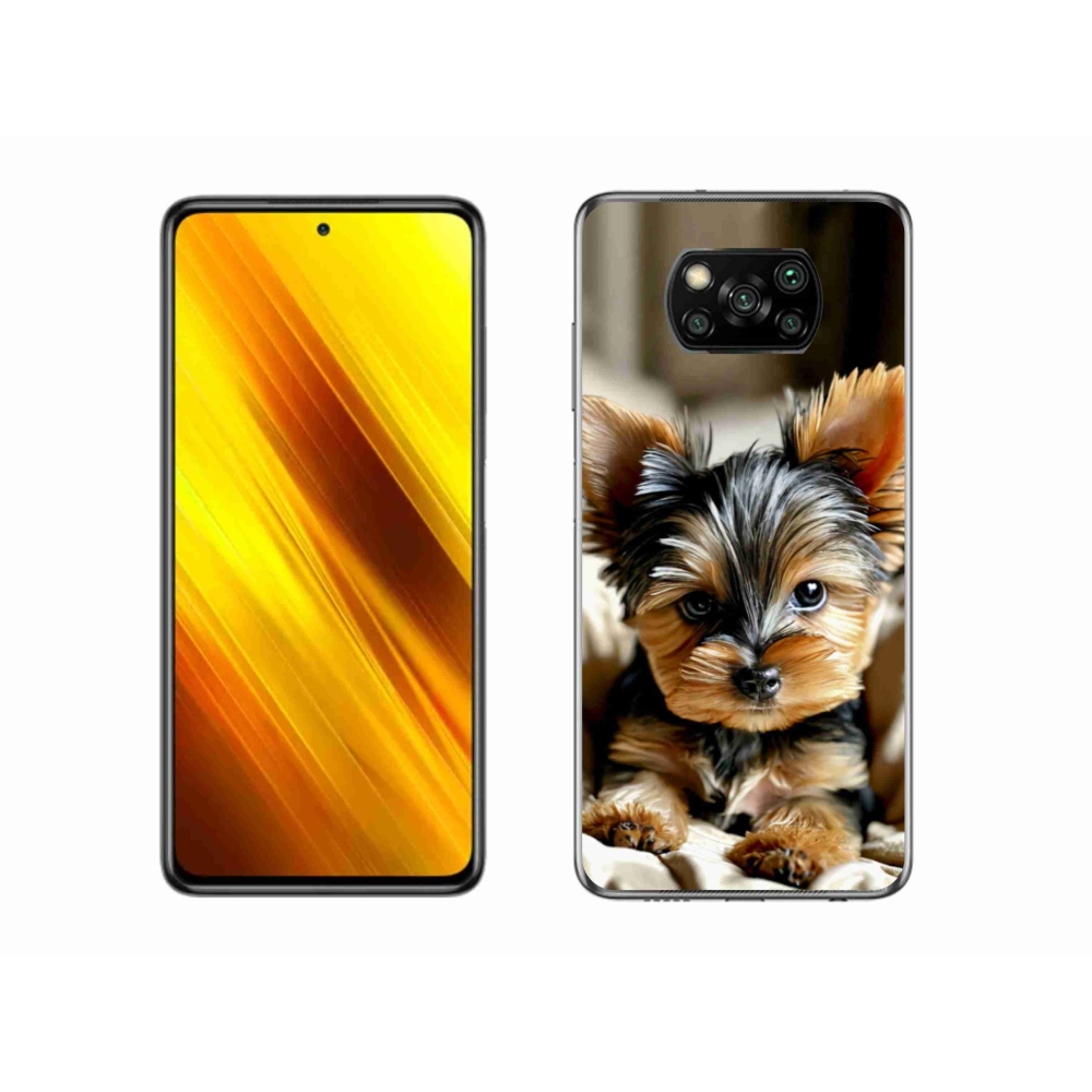 Gelový kryt mmCase na Xiaomi Poco X3 - jorkšír 11
