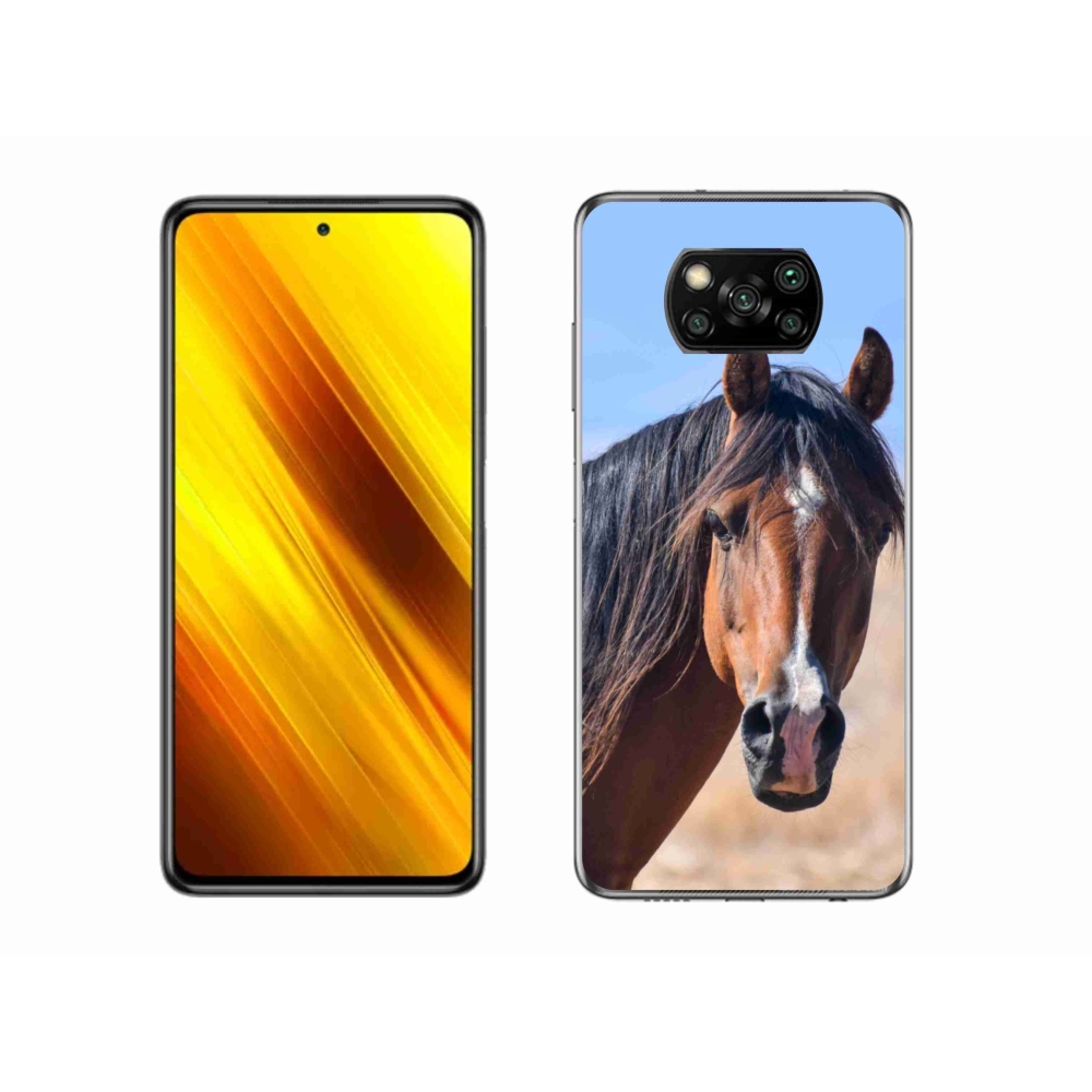 Gelový kryt mmCase na Xiaomi Poco X3 - klidný kůň