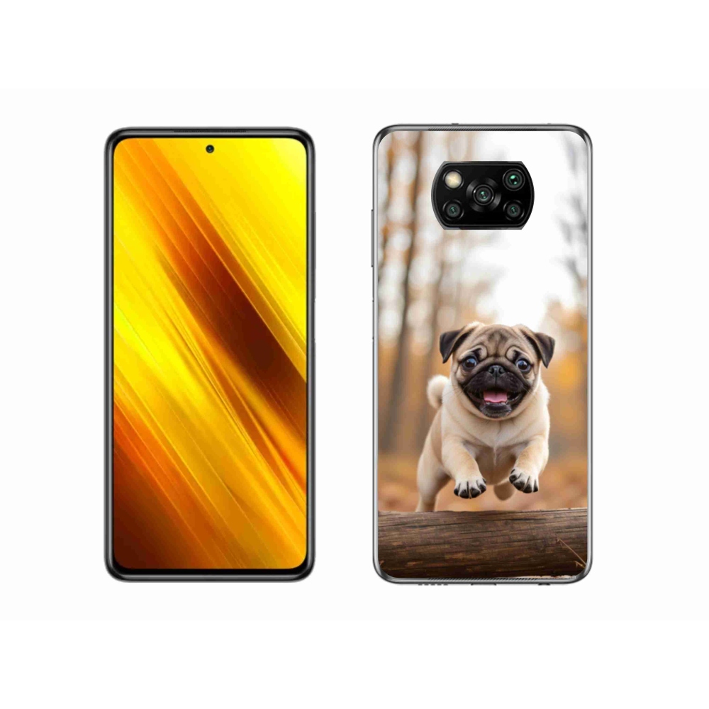 Gelový kryt mmCase na Xiaomi Poco X3 - mops 2