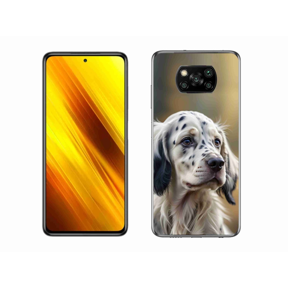Gelový kryt mmCase na Xiaomi Poco X3 Pro - anglický setr