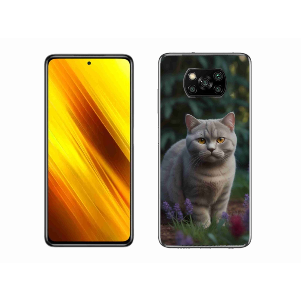 Gelový kryt mmCase na Xiaomi Poco X3 Pro - bílé kotě 2