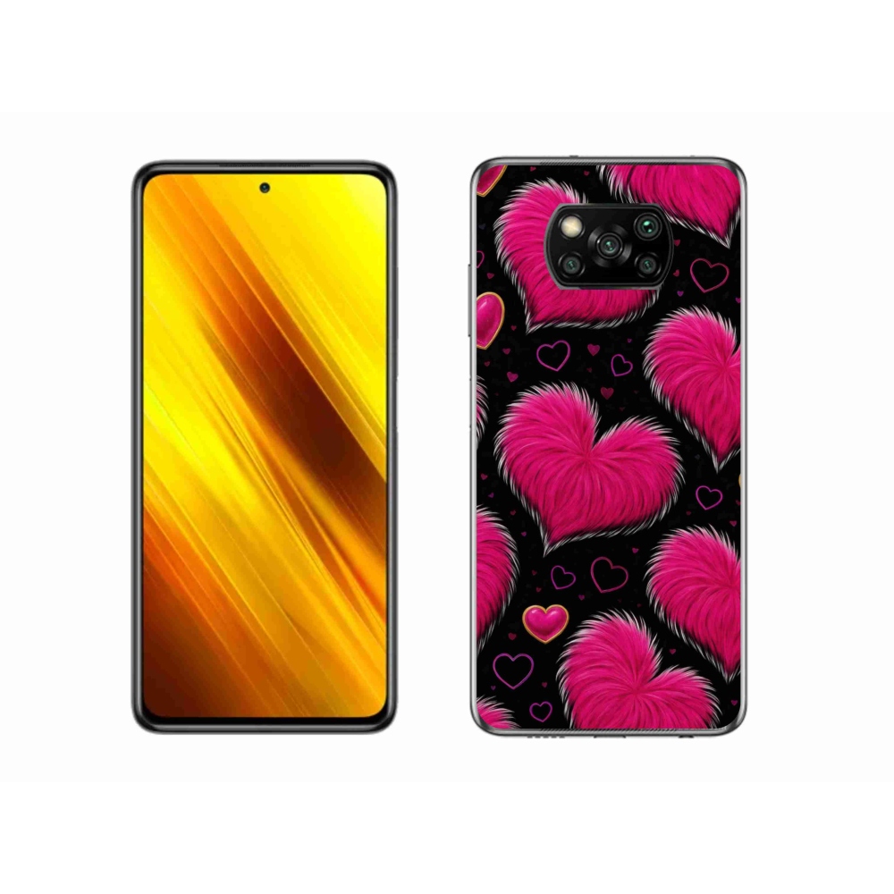 Gelový kryt mmCase na Xiaomi Poco X3 Pro - hebká srdce